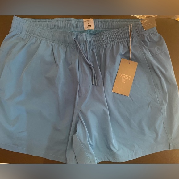VRST Shorts Mens Blue Tide Everyday 5 Inch Relaxed Fit Size XL Stretch Swim Gym - Picture 11 of 14